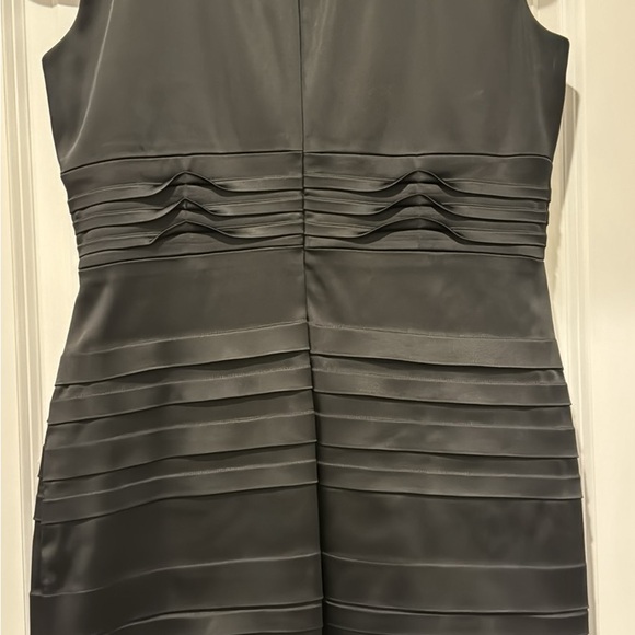 Jax Black Satin Cocktail dress Size 14 - Picture 5 of 5